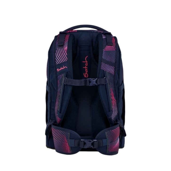 Satch Pack Schulrucksack seismic pink